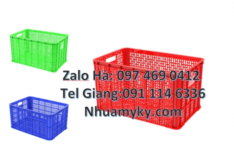 Thùng nhựa công nghiệp, sóng nhựa đặc Giỏ nhựa 5 bánh xe, thùng nhựa đựng dụng cụ, Sóng bít, sóng hở