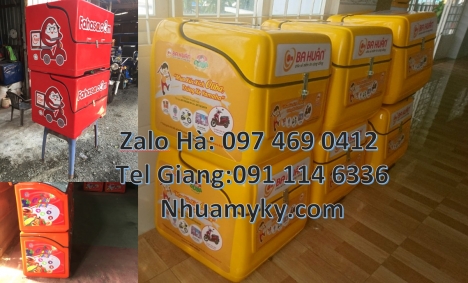 Thùng giao hàng 62x52x62 cm, Thùng ship hàng giữ nhiệt, Thùng vận chuyển, thùng chở bưu phẩm, thùng