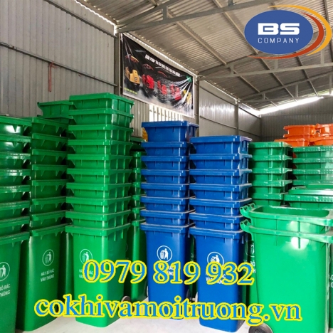 Thùng Rác Y Tế 120L HDPE