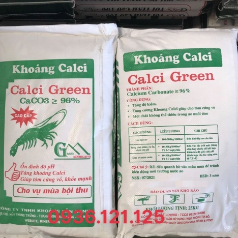 Khoáng nguyên liệu dùng trong thủy sản