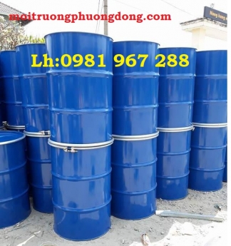 Bán thùng phuy sắt  220L nắp hở tráng epoxy