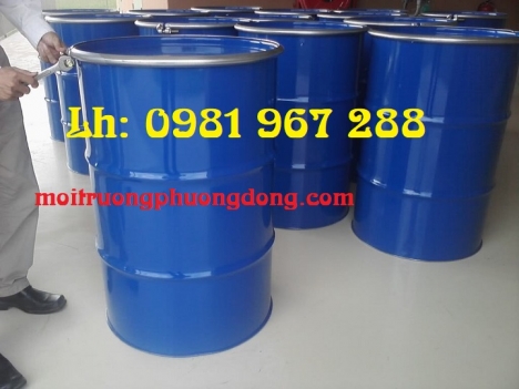 Bán thùng phuy sắt  220L nắp hở tráng epoxy