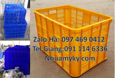 Thùng nhựa công nghiệp, sóng nhựa đặc Giỏ nhựa 5 bánh xe, thùng nhựa đựng dụng cụ, Sóng bít, sóng hở
