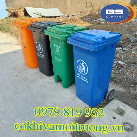 Thùng Rác Y Tế 120L HDPE