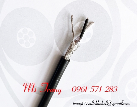 Cáp tín hiệu RS485 18AWG 1 Pair bọc 2 lớp chống nhiễu