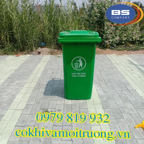 Thùng Rác Y Tế 120L HDPE