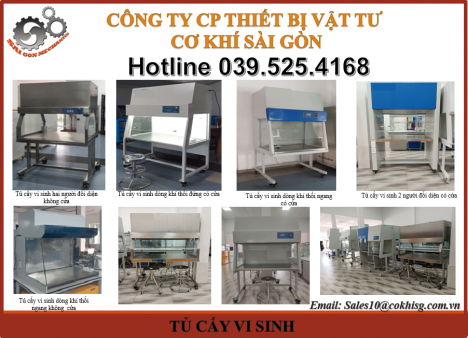 tủ cấy vi sinh giá tốt tại xưởng