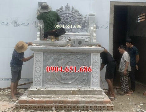 Lắp đặt bàn lễ đá trắng tại Ma Đa Guôi Đạ Huaoi Lâm Đồng – Bàn thờ đá tại Lâm Đồng