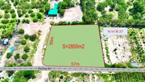 HOT: Chính chủ kẹt tiền cần bán gấp lô đất 2 mặt tiền thôn 1, xã Sơn Mỹ giá chỉ 160tr/1m
