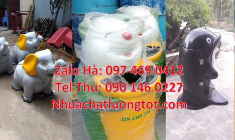 Thùng rác hình chim cánh cụt. Thùng rác chuột mickey, Thùng đựng rác, Thùng rác hình chuột túi. Thùn