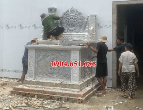 Lắp đặt bàn lễ đá trắng tại Ma Đa Guôi Đạ Huaoi Lâm Đồng – Bàn thờ đá tại Lâm Đồng