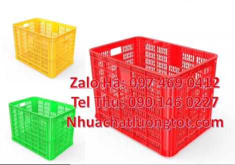khay nhựa công nghiệp, sọt nhựa, Khay nhựa. Thùng nhựa đặc, Sóng nhựa 26 bánh xe. Sóng nhựa bít 3T9,