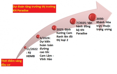 Giỏ hàng trải dàn toàn khu KN Paradise