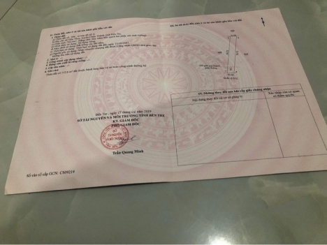 Bến Tre Cần bán đất mặt tiền QL57C