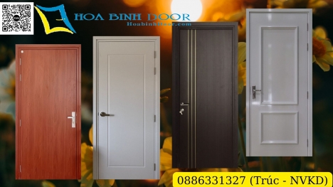 Cửa chung cư cao cấp - Cửa nhựa composite