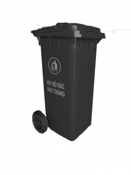 Thùng rác nhựa 120l, thùng phân loại rác giá rẻ