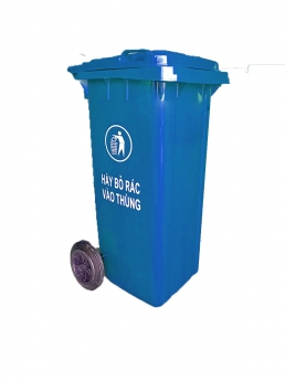 Thùng rác nhựa 120l, thùng phân loại rác giá rẻ
