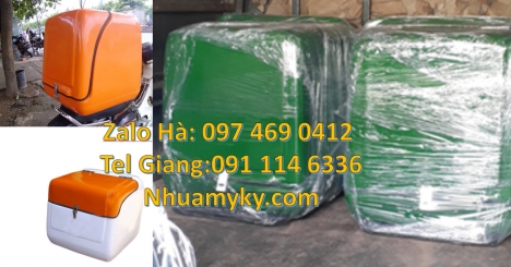 Thùng ship hàng, thùng chở bánh bao, Thùng giao hàng 62x52x62 cm, Thùng ship hàng giữ nhiệt, Thùng v