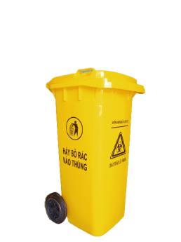 Thùng rác nhựa 120l, thùng phân loại rác giá rẻ