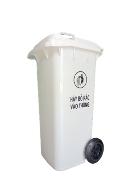 Thùng rác nhựa 120l, thùng phân loại rác giá rẻ