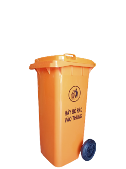 Thùng rác nhựa 120l, thùng phân loại rác giá rẻ