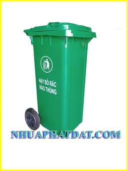 Thùng rác nhựa 120l, thùng phân loại rác giá rẻ
