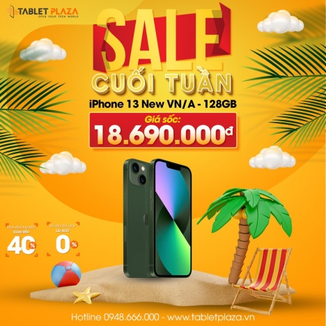 Iphone 13 new VN/A 128G tại Tablet Plaza