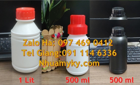Chai nhựa 500ml 1000ml đựng tinh dầu. Sỉ lẻ Chai nhựa 50 ml nắp vặn, Chai nhựa trong 100 ml nắp vặn