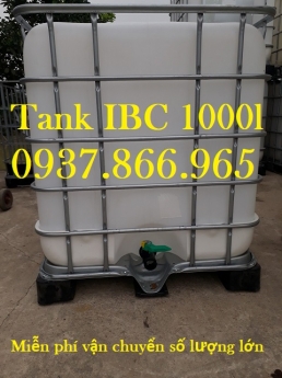 Giá tank nhựa màu trắng có khung thép, bồn nhựa nhuộm vải, bồn nhựa 1 khối, bồn nhựa đựng xăng dầu