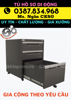 Tủ Đựng Hồ Sơ Văn Phòng Có Bánh Xe