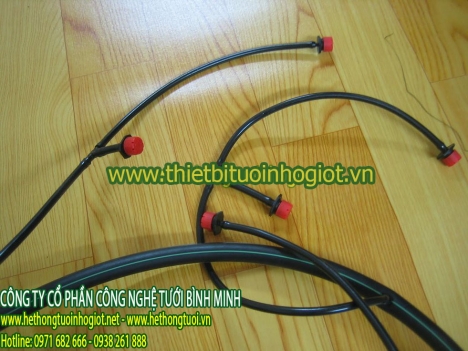 Đại lý bán tưới nhỏ giọt azud, phụ kiện tưới nhỏ giọt, tưới nhỏ giọt Bình Minh