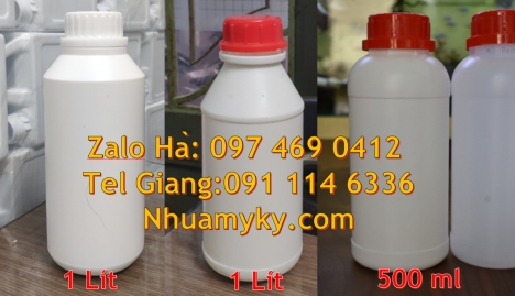Chai nhựa 500ml 1000ml đựng tinh dầu. Sỉ lẻ Chai nhựa 50 ml nắp vặn, Chai nhựa trong 100 ml nắp vặn