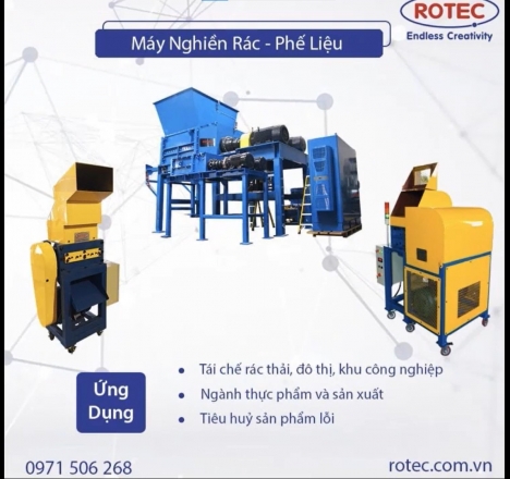 Máy nghiền Rotec Việt Nam chế tạo cho đối tác Nhật Bản 5 năm vẫn chạy tốt