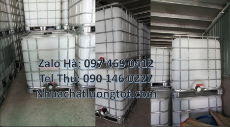 Tank ibc nhựa 1000l, thùng ibc 1000L, bồn nhựa vuông dung tích lớn, thùng nhựa ibc 1000l, Tank nhựa