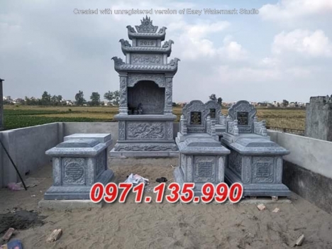 33^ mẫu mộ đá song thân đẹp bán tại hậu giang #