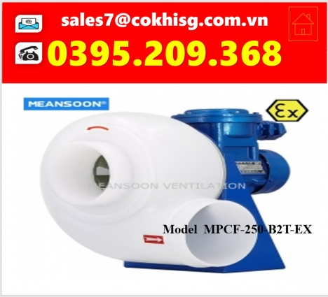 quạt dùng cho tủ hút khí độc acid