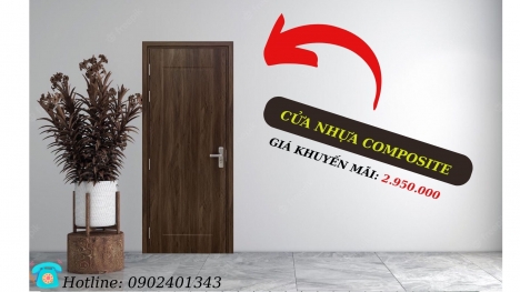 Cửa Nhựa Composite Chống Nước Tốt | giá rẻ tại xưởng