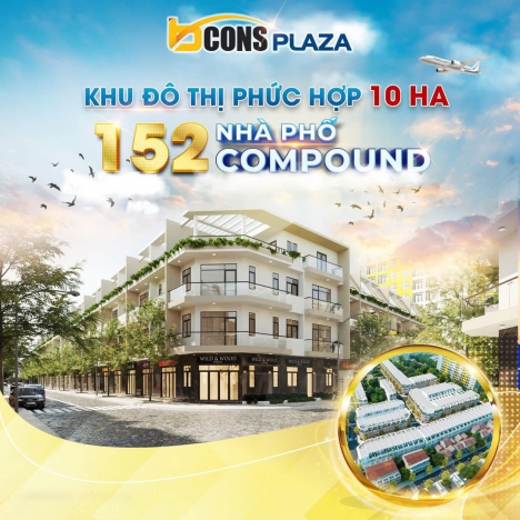 Nhà phố khu đô thị Quốc lộ 1K Bcons Plaza hồ đá làng đại học