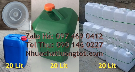 Can nhựa 30 lít, Can 1l đựng hóa chất, Can 25l giá rẻ, Can nhựa 30 lít đựng phân bón, can 30l dẹp, c
