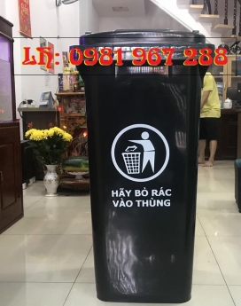 Bán thùng rác 240 lít  đựng chất thải nguy hại