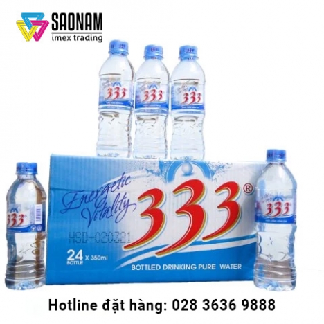 Nước uống đóng chai tinh khiết 333 - 350ml