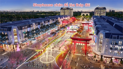 Bán Shophouse chân đế tòa tháp đôi biểu tượng mới của Bắc Giang