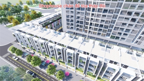 Bán Shophouse chân đế tòa tháp đôi biểu tượng mới của Bắc Giang
