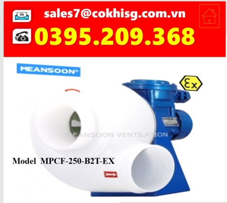 quạt dùng cho tủ hút khí độc acid