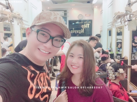 Uốn layer, kiểu tóc dễ dàng đốn tim mọi cô gái. - Tiệp Nguyễn Academy.