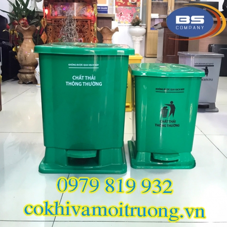 Thùng Rác Y Tế 25L Đạp Chân