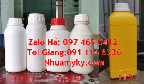 Chai nhựa 1l cao cấp, Chai nhựa cao cấp, Chai 500ml màu trong, Sỉ lẻ chai 0.5l, giá bán chai 1l, bán