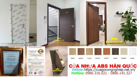 Báo giá cửa nhựa ABS Hàn Quốc Kos tháng 8/2022