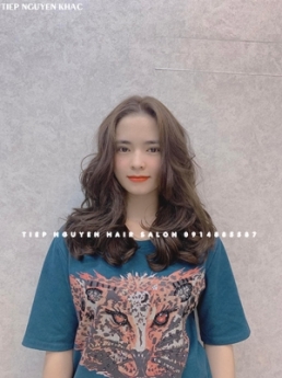 Uốn layer phong cách nhẹ nhàng nữ tính - Tiệp Nguyễn Academy