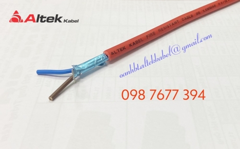 cáp tín hiệu chống cháy 2x1.0